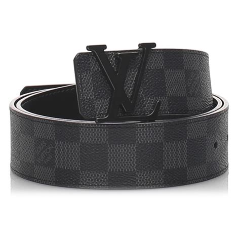 lv belt grey and black